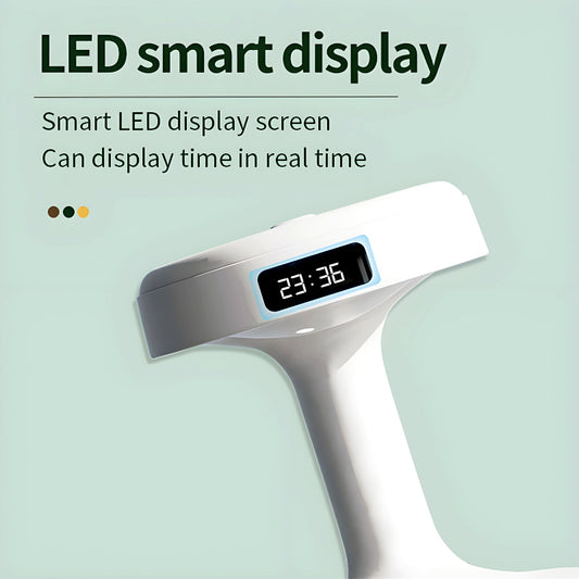 600ml Anti-Gravity Cool Mist Humidifier with Clock & Aroma Diffuser