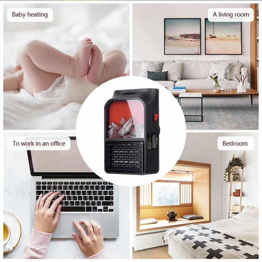 900W Electric Fan Heater for Rooms & Offices