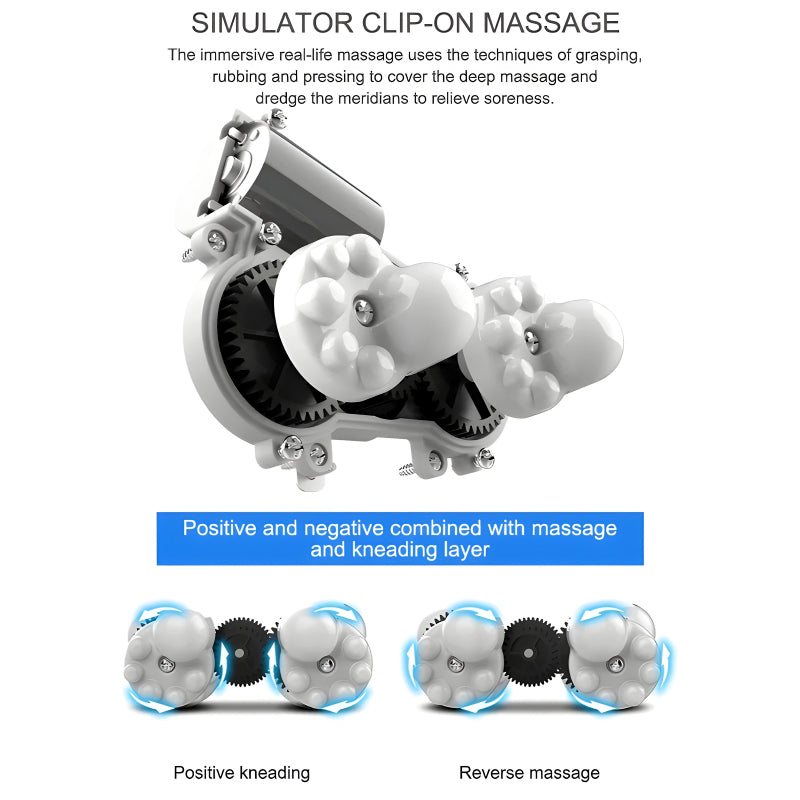 Compact & Versatile Electric U-Shaped Massage Pillow – Perfect for Home, Car & Outdoor Relaxation