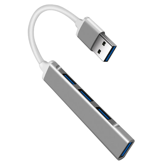 Aluminum Shell 4-Port USB 3.0 Hub – Portable & High-Speed