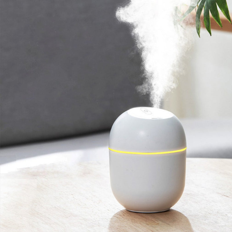 200ml Mini Portable Humidifier with USB Charging & LED Night Light