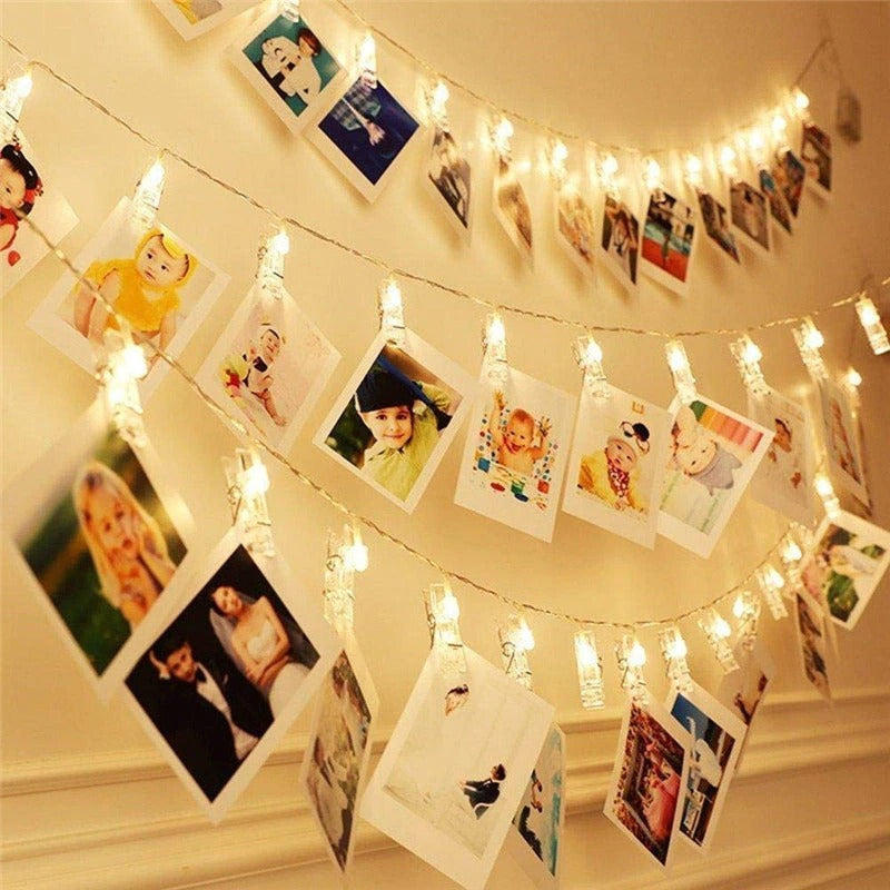 DreamClip LED Fairy Lights With Big Photo Clips