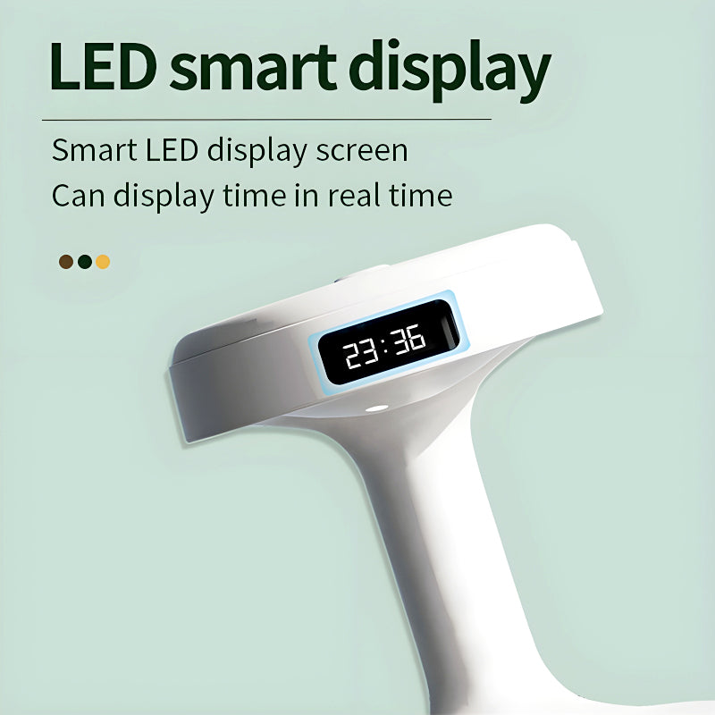 600ml Anti-Gravity Cool Mist Humidifier with Clock & Aroma Diffuser