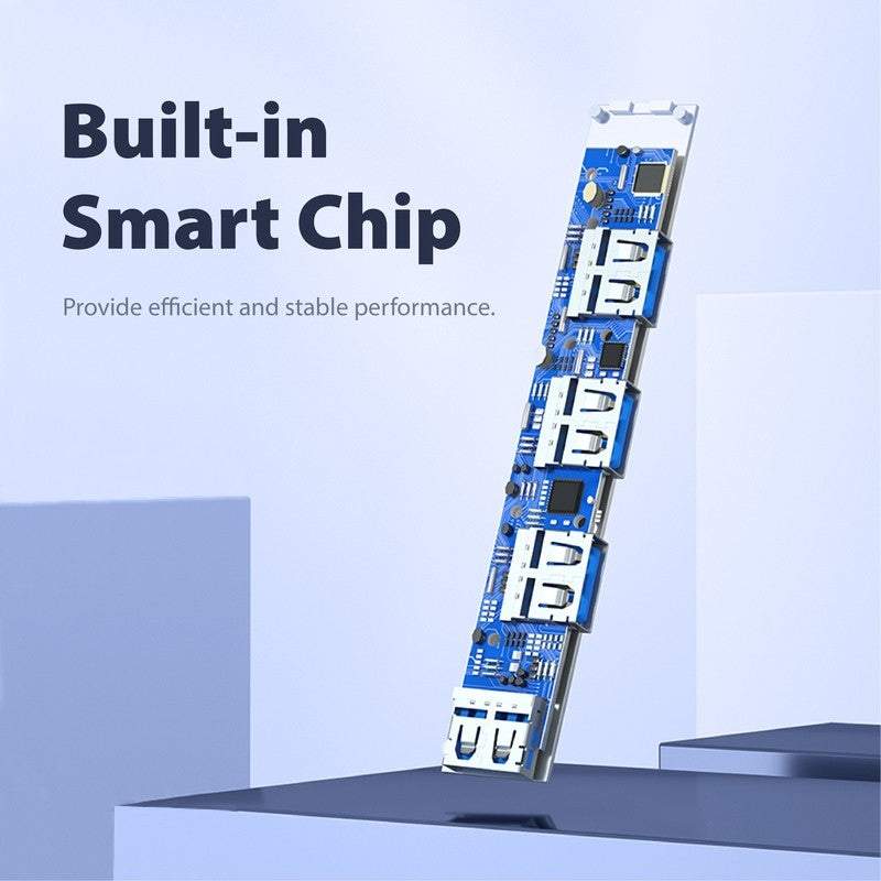 Aluminum Shell 4-Port USB 3.0 Hub – Portable & High-Speed