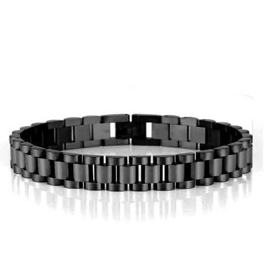 Durable Elegant Geometric Stainless Steel Bracelet – Zircon Accent