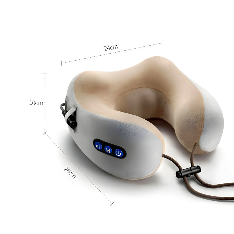 Compact & Versatile Electric U-Shaped Massage Pillow – Perfect for Home, Car & Outdoor Relaxation
