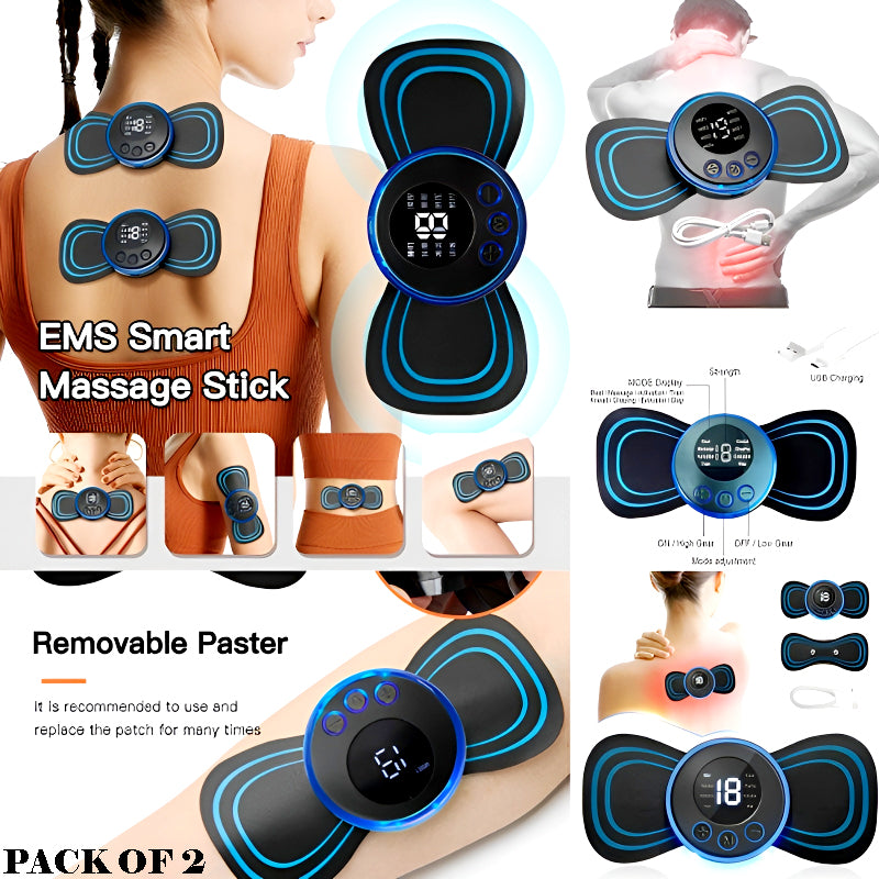 PowerPulse Mini Massager Set – 8 Modes, 19 Levels