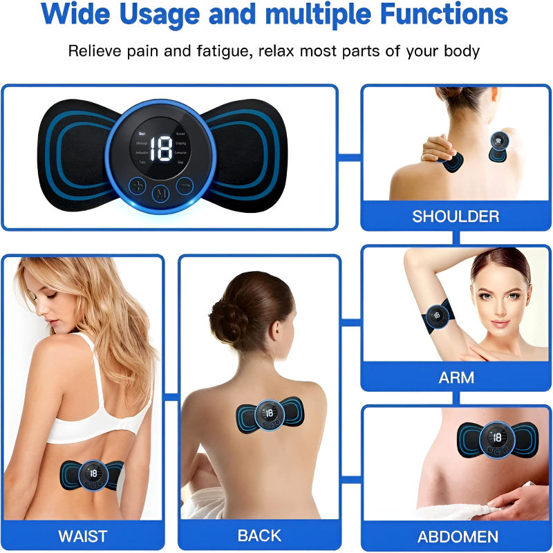 PowerPulse Mini Massager Set – 8 Modes, 19 Levels