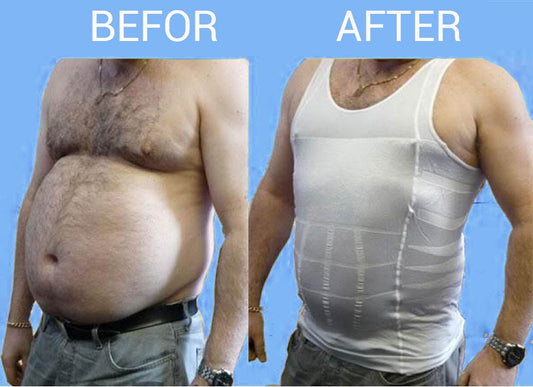 Men’s Slim Body Lift Shaper Vest – Tummy Control, Muscle Girdle & Posture Corrector