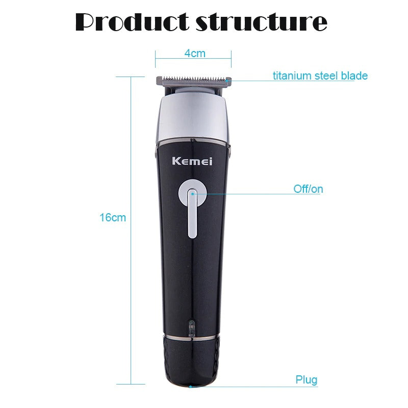 Kemei All-in-One Hair, Beard & Nose Trimmer
