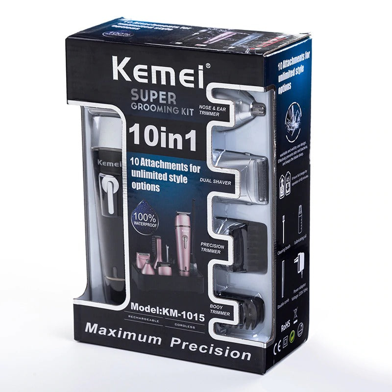 Kemei All-in-One Hair, Beard & Nose Trimmer
