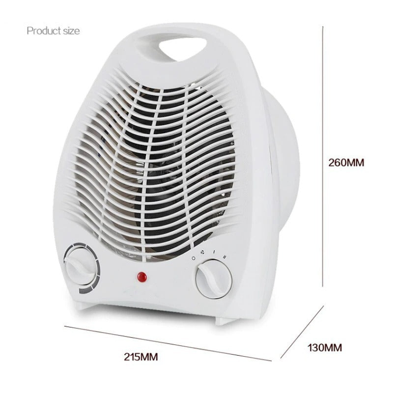 2000W Portable Mini Electric Heater – Safe & Fast Room Heating