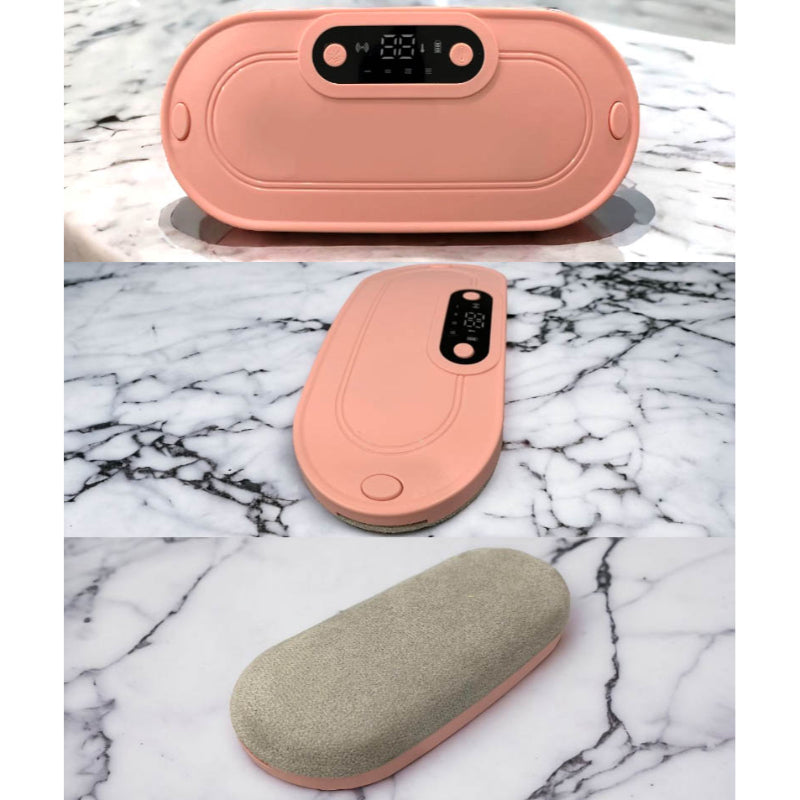 Smart Menstrual Heating Pad – Digital Display with Vibration & Warmth for Waist & Cramps Relief