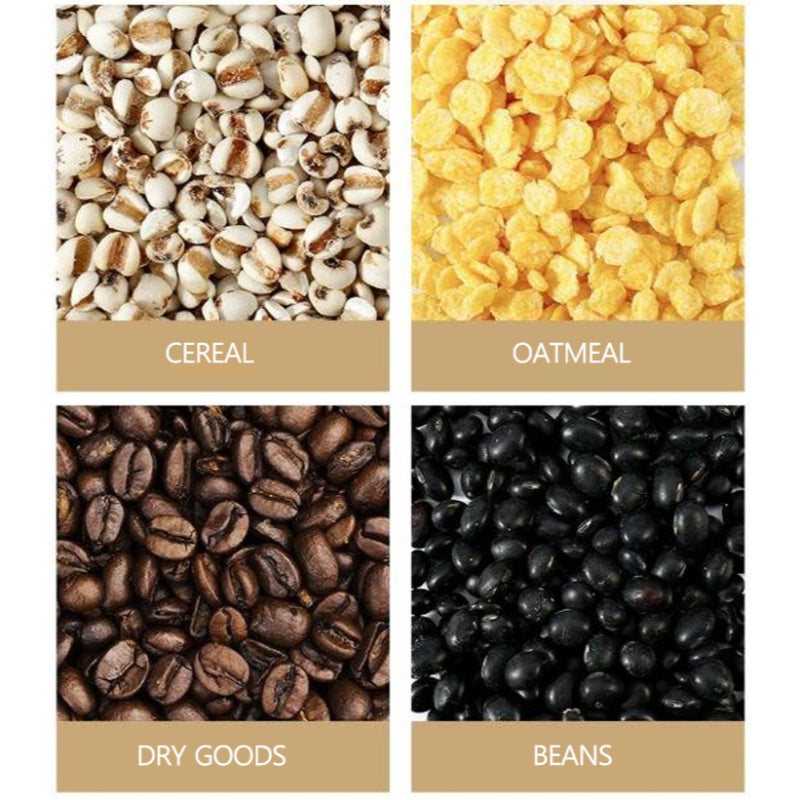 1500ml Wall-Mounted Transparent Grain Storage Box – Eco-Friendly Kitchen Organizer