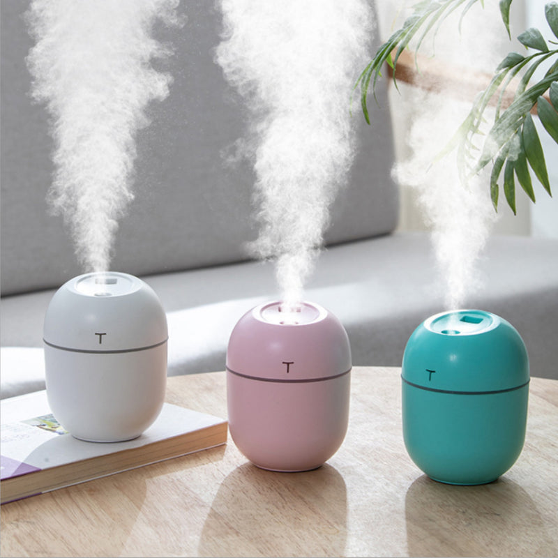 200ml Mini Portable Humidifier with USB Charging & LED Night Light