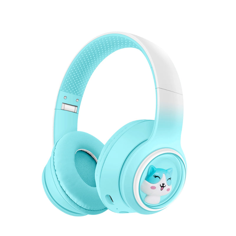 AKZ-08 Cartoon Design Bluetooth 5.3 Wireless Headphones – Hi-Res Audio, Long Battery, Built-in Mic
