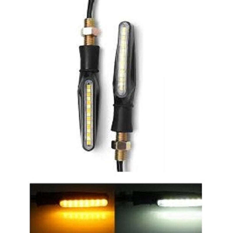 (2PCS) Universal Audi-Style LED Flowing Turn Signal Lights – Dynamic Indicators for All Motorcycles