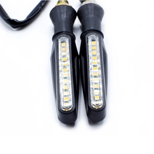 (2PCS) Universal Audi-Style LED Flowing Turn Signal Lights – Dynamic Indicators for All Motorcycles