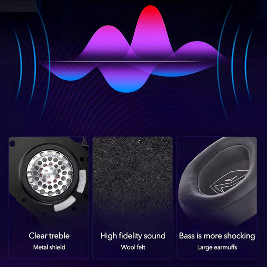 GH601 Machenike 7.1 RGB Gaming Headset – Ultimate Sound for Gamers